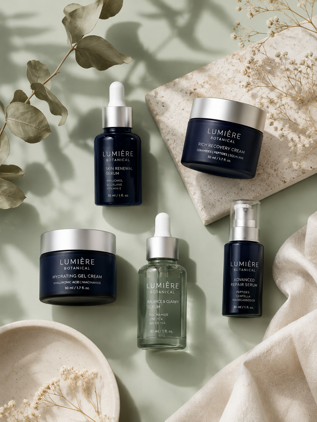 Natural cosmetics model
