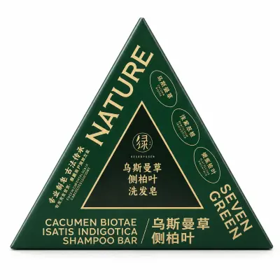 SEVEN GREEN Isatis Indigotica Shampoo Bar