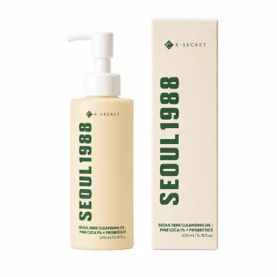 K-SECRET SEOUL 1988 Cleansing Oil : Pine Cica 1% + Probiotics